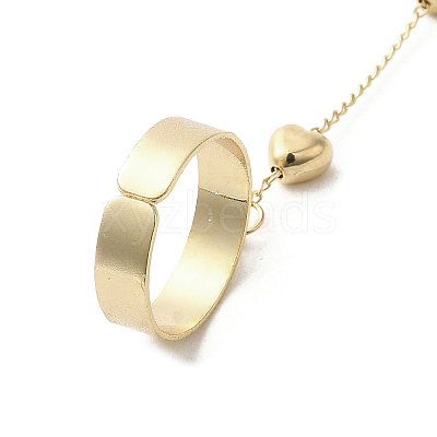 Iron Ring Bracelets BJEW-C054-01G-1