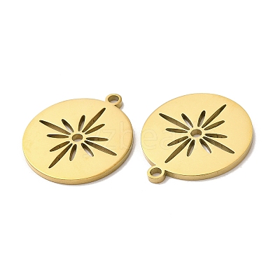 Ion Plating(IP) 304 Stainless Steel Pendants STAS-L020-002G-1