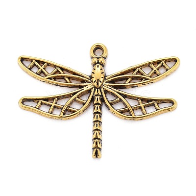 Tibetan Style Alloy Pendants TIBEP-A12-3725-AG-LF-1