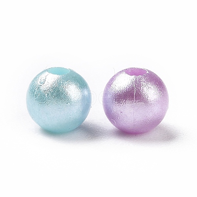 Imitation Pearl Acrylic Beads OACR-E013-29A-1