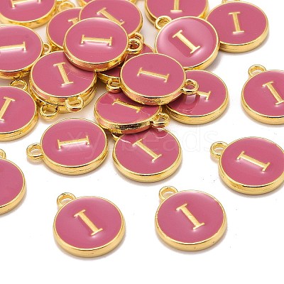 Golden Plated Alloy Enamel Charms LS-ENAM-S118-08I-1