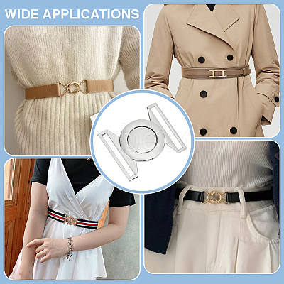 6Sets Zinc Alloy Side Release Buckles FIND-BC0013-98B-1