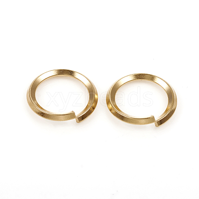 304 Stainless Steel Open Jump Rings X-STAS-G224-22G-06-1