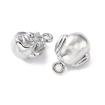Rack Plating Alloy Charms PALLOY-Q458-02P-1