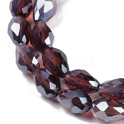 Transparent Electroplate Glass Beads Strands LS-EGLA-N013-T4mm-B03-1