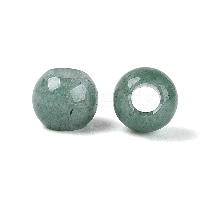 Natural Green Aventurine European Beads G-Q602-09A-08-1