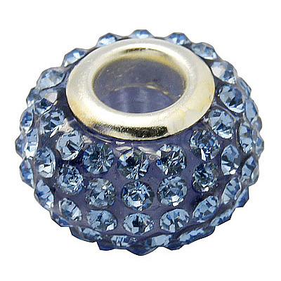 Resin Rhinestone Beads CPDL-H001-10x7mm-1-1
