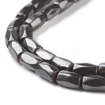 Magnetic Synthetic Hematite Beads Strands X-IM302-1
