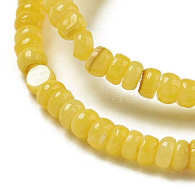 Dyed Natural Freshwater Shell Beads Strands BSHE-G039-07F-1