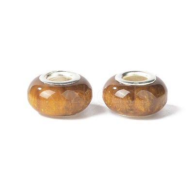 Rondelle Resin European Beads RPDL-A001-02-04-1