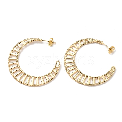 Brass Stud Earrings for Women KK-CBA4112-05G-1