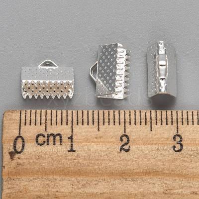 Iron Ribbon Crimp Ends E143Y-S-1