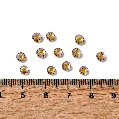 Transparent Stripe Glass Seed Beads LS-GLAA-NH0001-06F-1