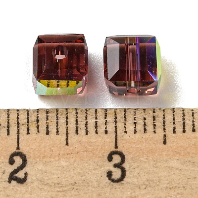 Electroplate Glass Beads EGLA-Z004-04A-02-1