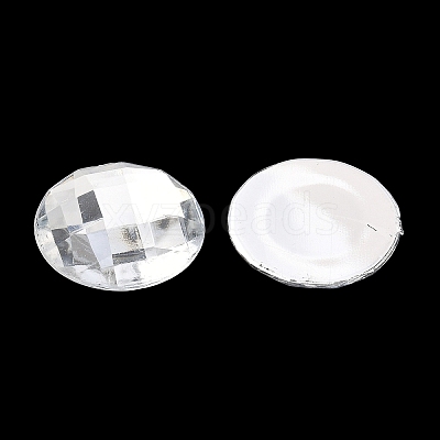 Acrylic Rhinestone Cabochons GACR-R002-25mm-08-1