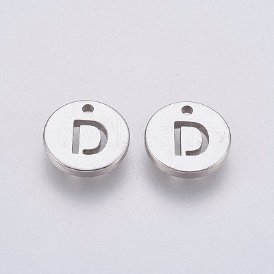 Non-Tarnish 304 Stainless Steel Charms STAS-P212-15P-09-1