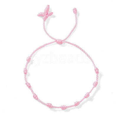 Bohemian Knotted Braided Nylon Cord Bracelets UQ5107-6-1