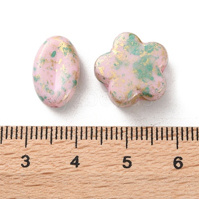Opaque Acrylic Beads OACR-M015-15C-1