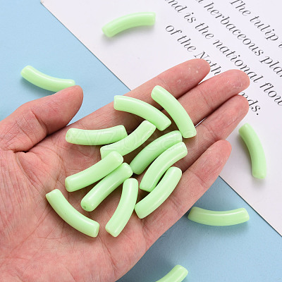 Opaque Acrylic Beads MACR-S372-002B-S028-1