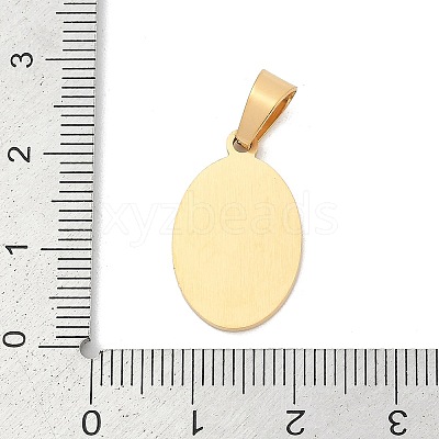 Ion Plating(IP) 304 Stainless Steel Pendants STAS-H356-07G-1