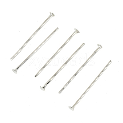 SHEGRACE Brass Flat Head Pins XGR0084P-32P-1