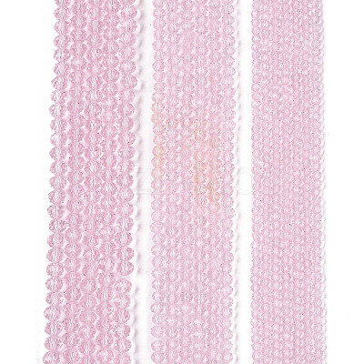 Glass Beads Strands EGLA-A044-T4mm-D10-1