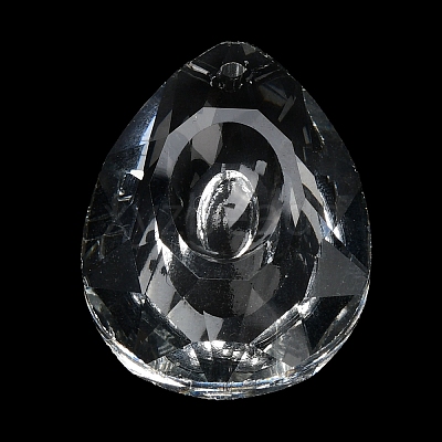Transparent Glass Pendants GLAA-R223-03C-1