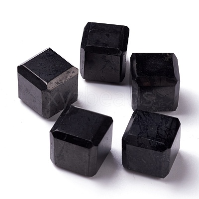 Natural Shungite Beads G-F675-23B-1