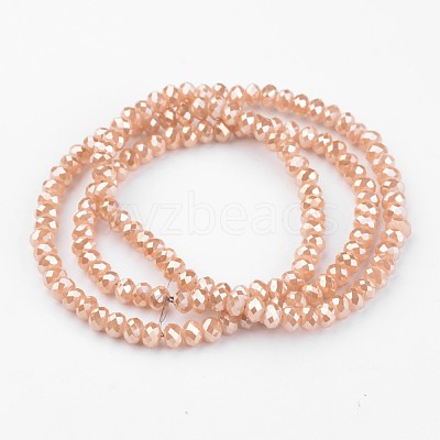 Electroplate Glass Beads Strands EGLA-P018-4mm-FR-A05-1