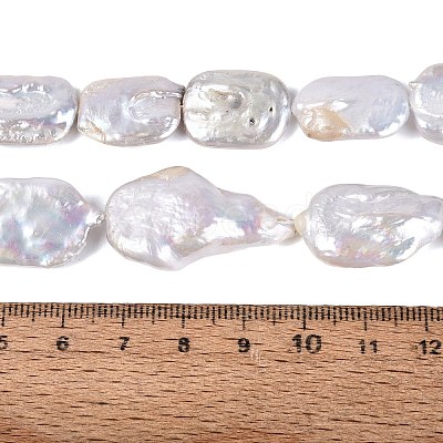 Natural Keshi Pearl Beads Strands PEAR-S020-K11-01-1