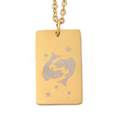 Golden 202 Stainless Steel Constellation Pendants Necklaces LS-NJEW-K380-02G-06-1