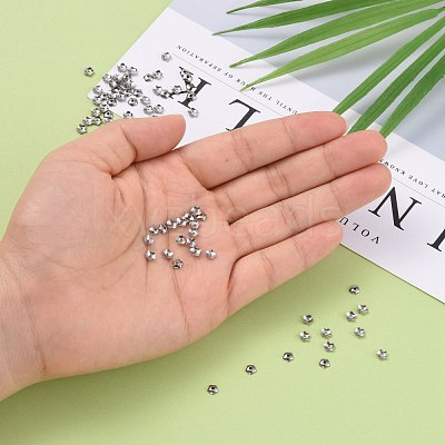 Tarnish Resistant 5-Petal 316 Surgical Stainless Steel Bead Caps STAS-N030-03P-1