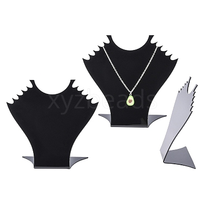 Stereoscopic Organic Glass Necklace Displays NDIS-N001-04-1
