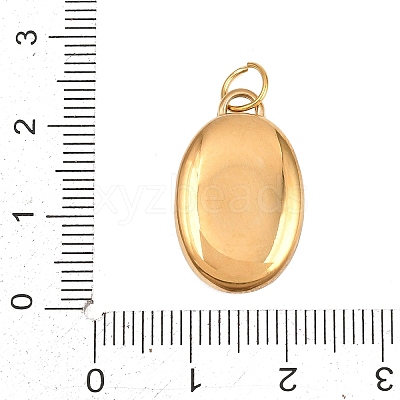 304 Stainless Steel Enamel Pendants STAS-B138-04G-1