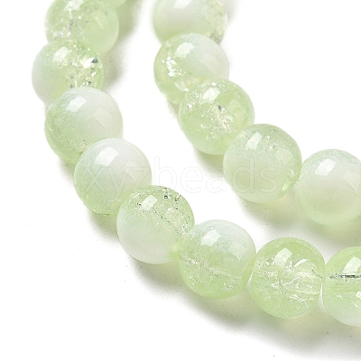 Crackle Glass Beads X1-GLAA-U001-6mm-09-1