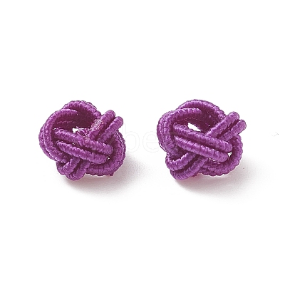 100Pcs Nylon Cord Woven Beads NWIR-XCP0001-12-1