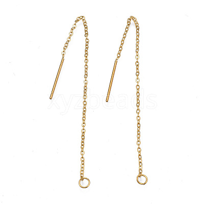 304 Stainless Steel Earring Findings STAS-S070-01-G-1