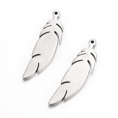 Tarnish Resistant 304 Stainless Steel Pendants X-STAS-S054-60-1