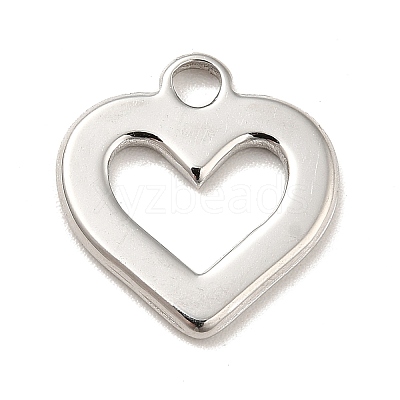 Non-Tarnish 304 Stainless Steel Pendants Rhinestone Setting LS-STAS-A066-04P-1