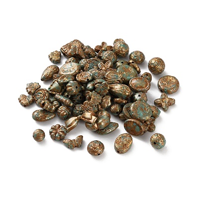 Opaque Acrylic Beads OACR-M015-15A-1