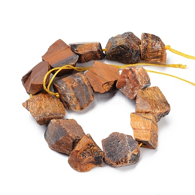 Natural Tiger Eye Beads Strands G-I283-E02-1