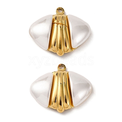 304 Stainless Steel Pendants STAS-L299-09G-1