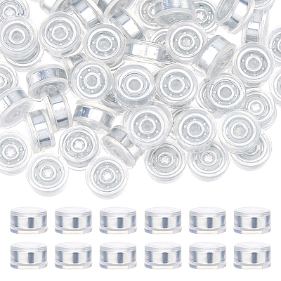 60Pcs Plastic & Carbon Steel Bearing Steel Spin Axis FIND-FH0018-26A-1