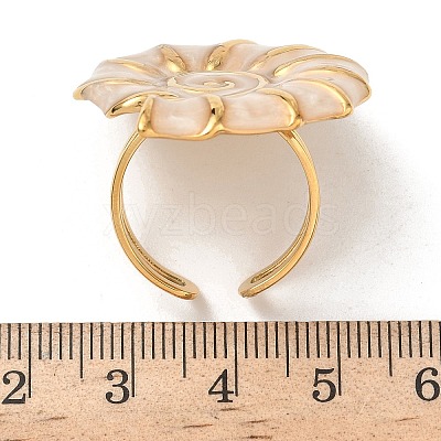 304 Stainless Steel Open Cuff Rings RJEW-A086-02G-1