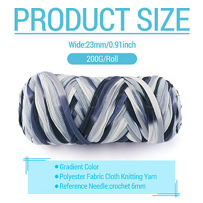 Gradient Color Polyester Fabric Cloth Knitting Yarn OCOR-TAC0023-41B-1
