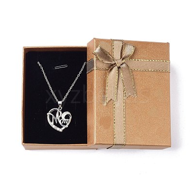 Paper Jewelry Organizer Box CON-Z005-05F-1