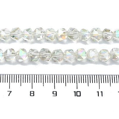 Electroplate Glass Beads EGLA-L018-B-AB02-1
