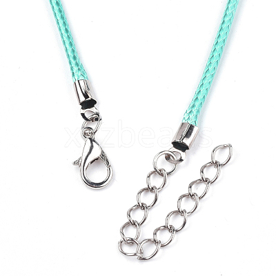 Waxed Cord Necklace Making NCOR-T001-12-1
