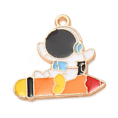 Alloy with Enamel Pendants AL-CBA9CD2-01B-1