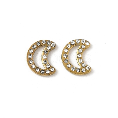 304 Stainless Steel Rhinestone Cabochons STAS-A057-04G-F02-1